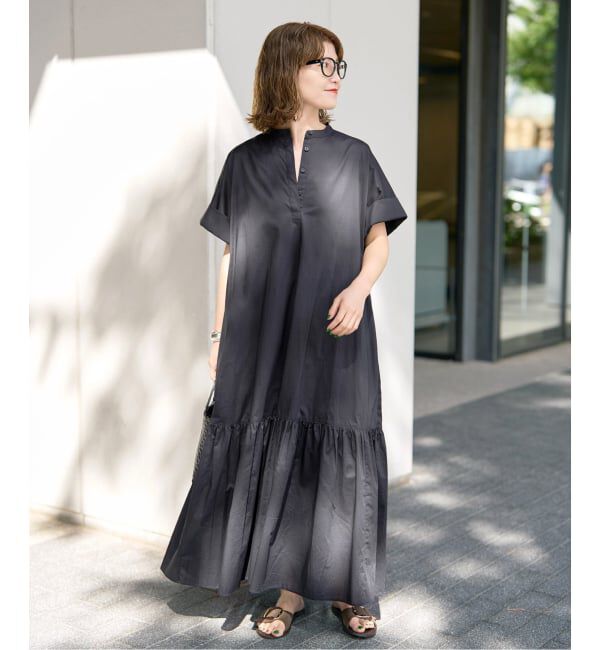 Spick and Span「《追加》ローンティアードマキシワンピース」|ワンピース|
