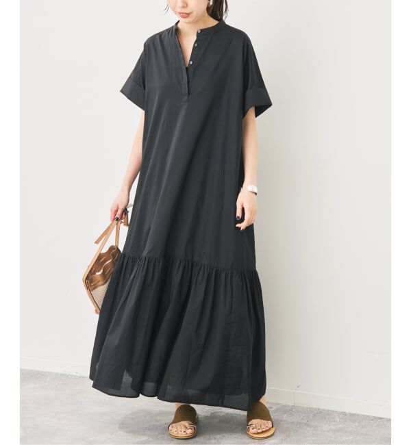 Spick and Span「《追加》ローンティアードマキシワンピース」|ワンピース|