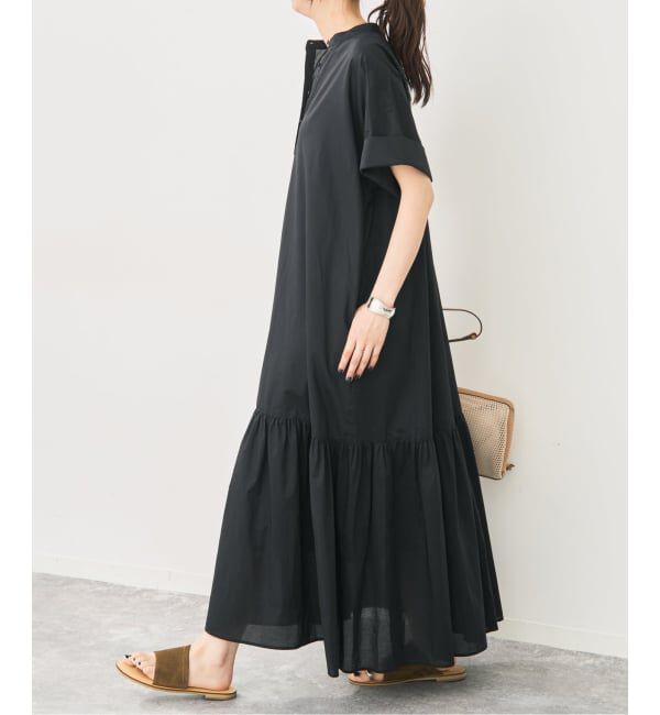 Spick and Span「《追加》ローンティアードマキシワンピース」|ワンピース|