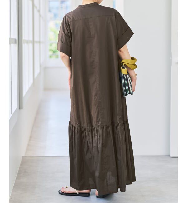 Spick and Span「《追加》ローンティアードマキシワンピース」|ワンピース|