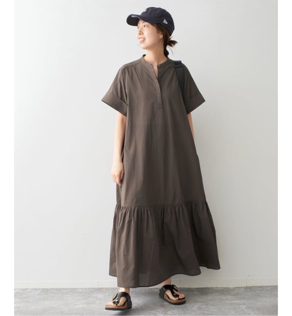 Spick and Span「《追加》ローンティアードマキシワンピース」|ワンピース|