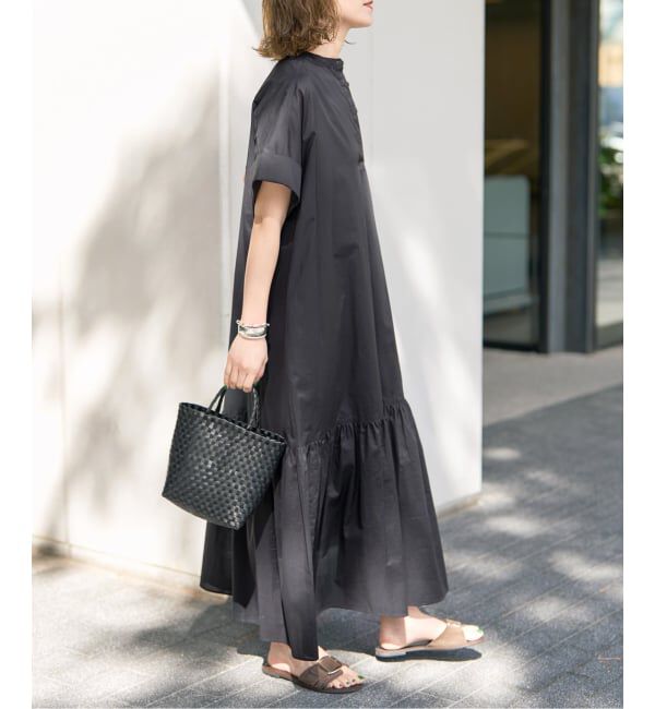 Spick and Span「《追加》ローンティアードマキシワンピース」|ワンピース|