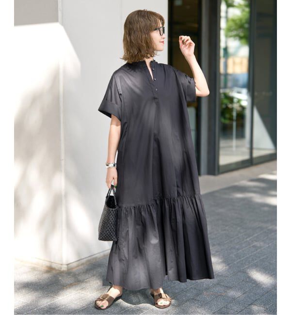 Spick and Span「《追加》ローンティアードマキシワンピース」|ワンピース|