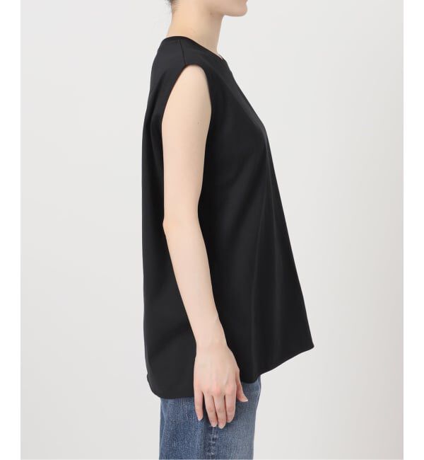 Spick and Span「汗染み防止ファインコットンノースリTシャツ」|Tシャツ・カットソー|
