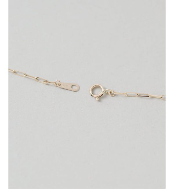 Lilas by Spick&Span「ペーパークリップチェーン40cmネックレス K10」|ネックレス|