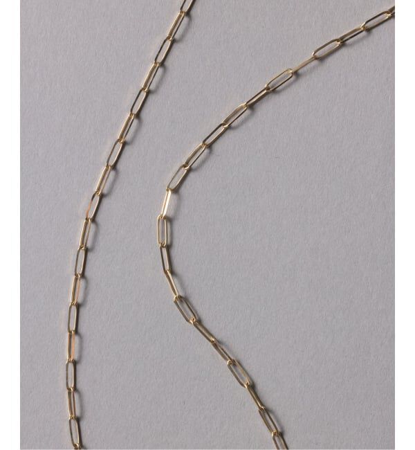 Lilas by Spick&Span「ペーパークリップチェーン40cmネックレス K10」|ネックレス|