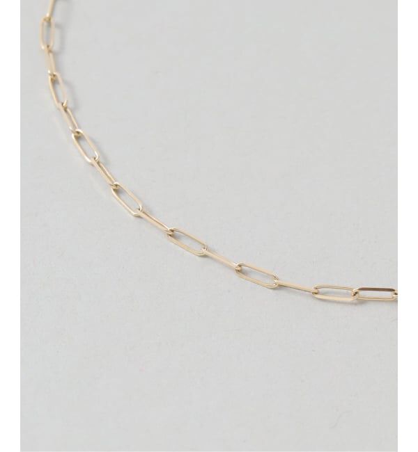 Lilas by Spick&Span「ペーパークリップチェーン40cmネックレス K10」|ネックレス|