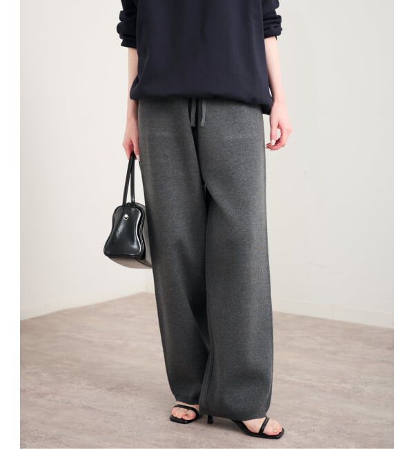 U by SPICK&SPAN「《予約》スウェットライクニットパンツ」|その他|