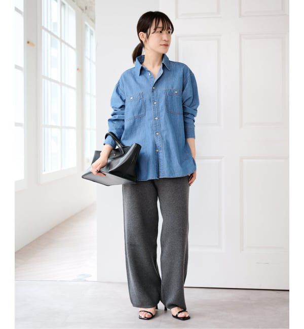 U by SPICK&SPAN「《予約》スウェットライクニットパンツ」|その他|