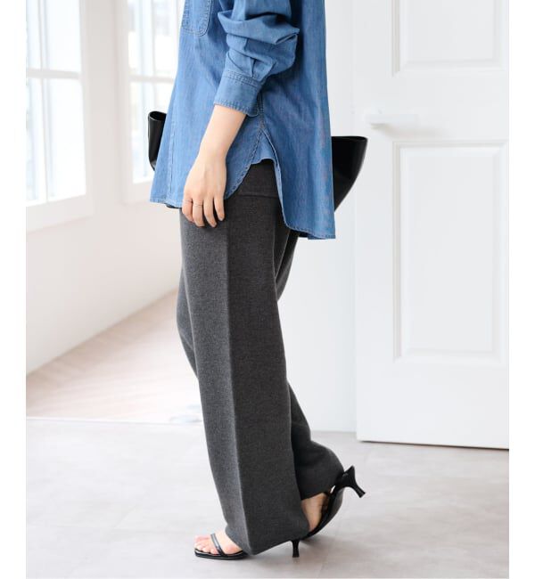 U by SPICK&SPAN「《予約》スウェットライクニットパンツ」|その他|