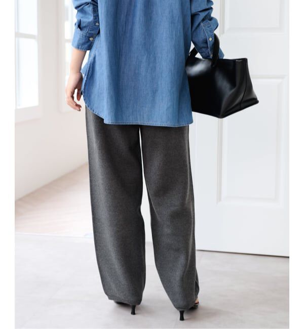 U by SPICK&SPAN「《予約》スウェットライクニットパンツ」|その他|