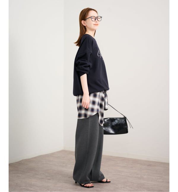 U by SPICK&SPAN「《予約》スウェットライクニットパンツ」|その他|