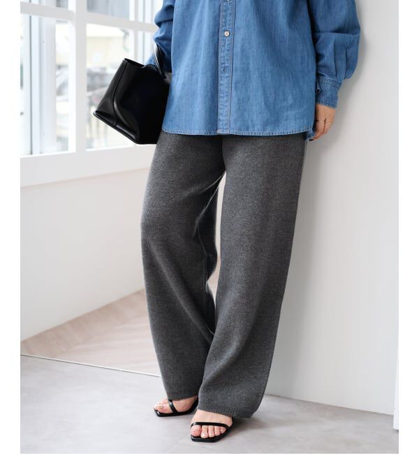 U by SPICK&SPAN「《予約》スウェットライクニットパンツ」|その他|