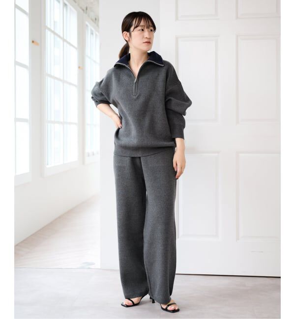 U by SPICK&SPAN「《予約》スウェットライクニットパンツ」|その他|
