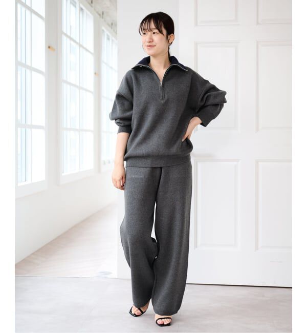 U by SPICK&SPAN「《予約》スウェットライクニットパンツ」|その他|