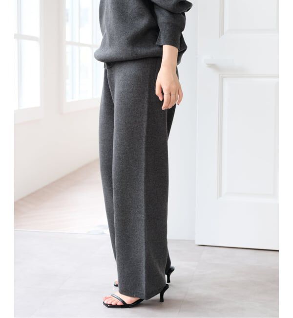 U by SPICK&SPAN「《予約》スウェットライクニットパンツ」|その他|