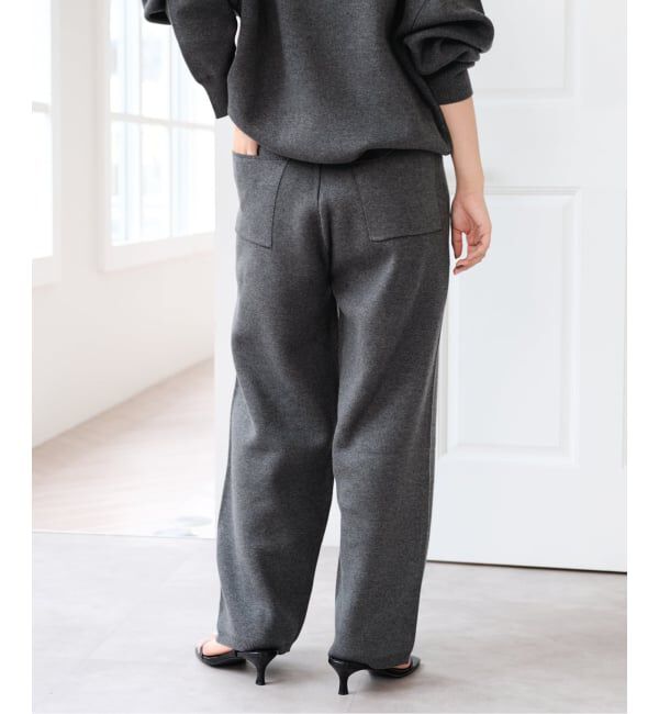 U by SPICK&SPAN「《予約》スウェットライクニットパンツ」|その他|