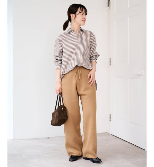 U by SPICK&SPAN「《予約》スウェットライクニットパンツ」|その他|