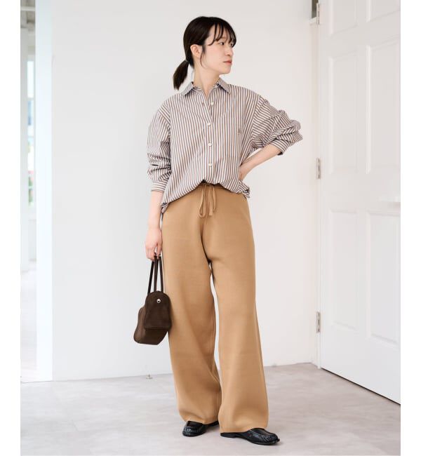 U by SPICK&SPAN「《予約》スウェットライクニットパンツ」|その他|