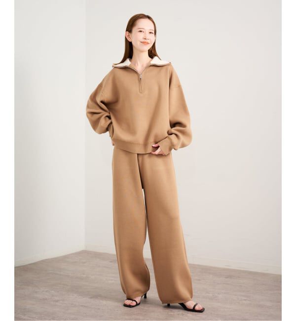 U by SPICK&SPAN「《予約》スウェットライクニットパンツ」|その他|
