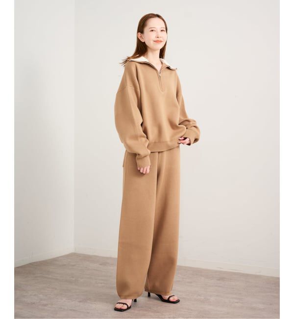 U by SPICK&SPAN「《予約》スウェットライクニットパンツ」|その他|