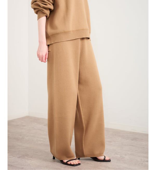 U by SPICK&SPAN「《予約》スウェットライクニットパンツ」|その他|