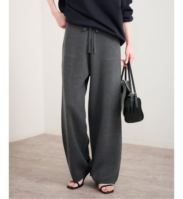 U by SPICK&SPAN「《予約》スウェットライクニットパンツ」|その他|