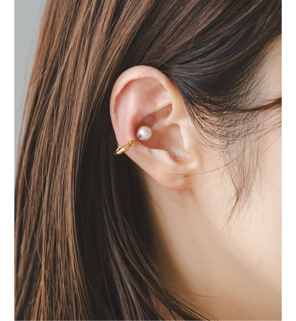 NOBLE「gren by M/グリンバイエム リバーシブルパールピアス」|ピアス|