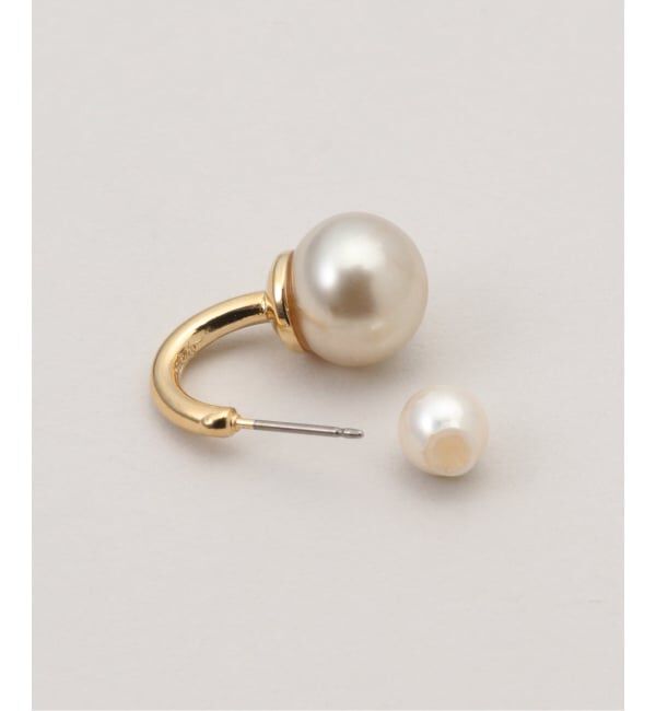 NOBLE「gren by M/グリンバイエム リバーシブルパールピアス」|ピアス|