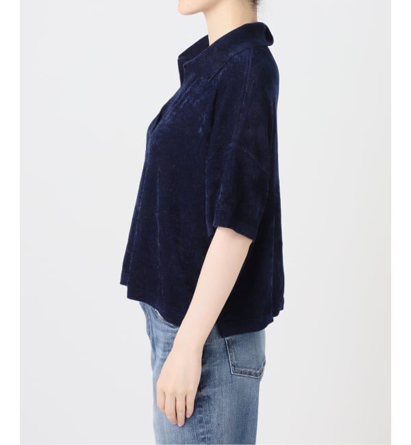 Spick and Span「R/NYモールヤーンポロシャツニット」|ニット・セーター|