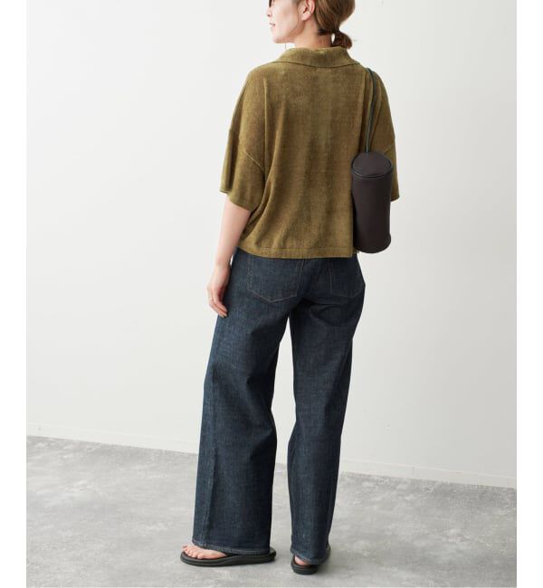 Spick and Span「R/NYモールヤーンポロシャツニット」|ニット・セーター|