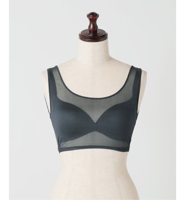 NOBLE「《追加》NICENICE MOMENT/ナイスナイスモーメント MESH BRA TANK」|インナー|グレー