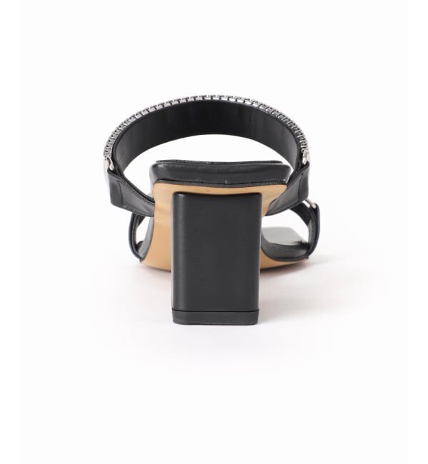 GRISE「《WEB+一部店舗限定》GRISE5cmEDGEメタルストラップミュールサンダル」|サンダル|