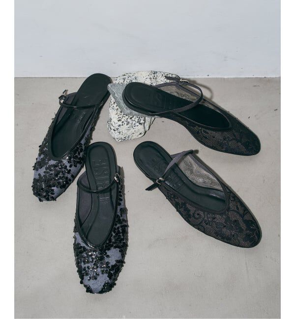 GRISE「《WEB+一部店舗限定》GRISEラウンドシアーストラップミュール」|その他|