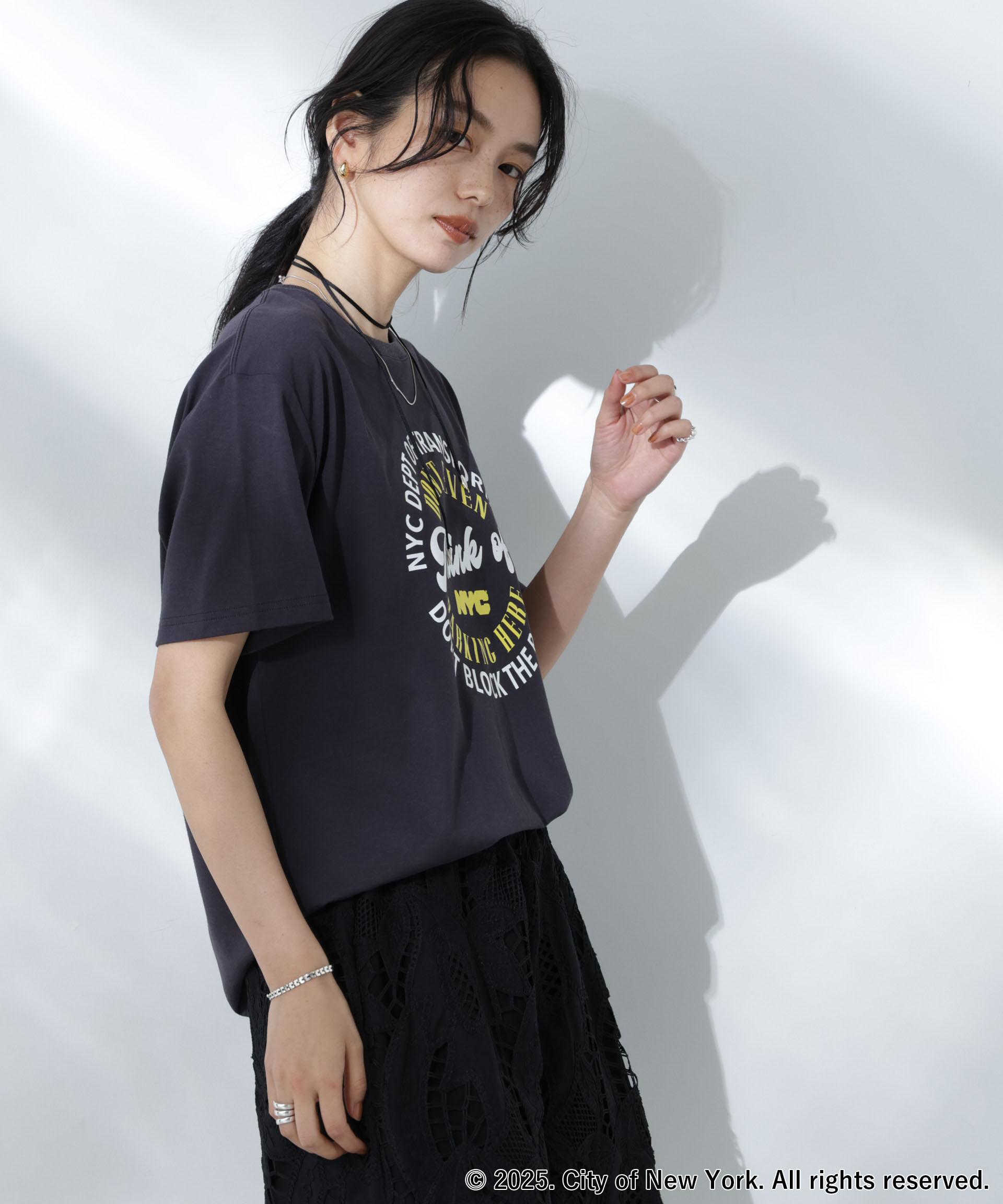 nano･universe「GOOD ROCK SPEED&times;Anti Soaked(R) 汗染み防止 NYC Tシャツ」|Tシャツ・カットソー|