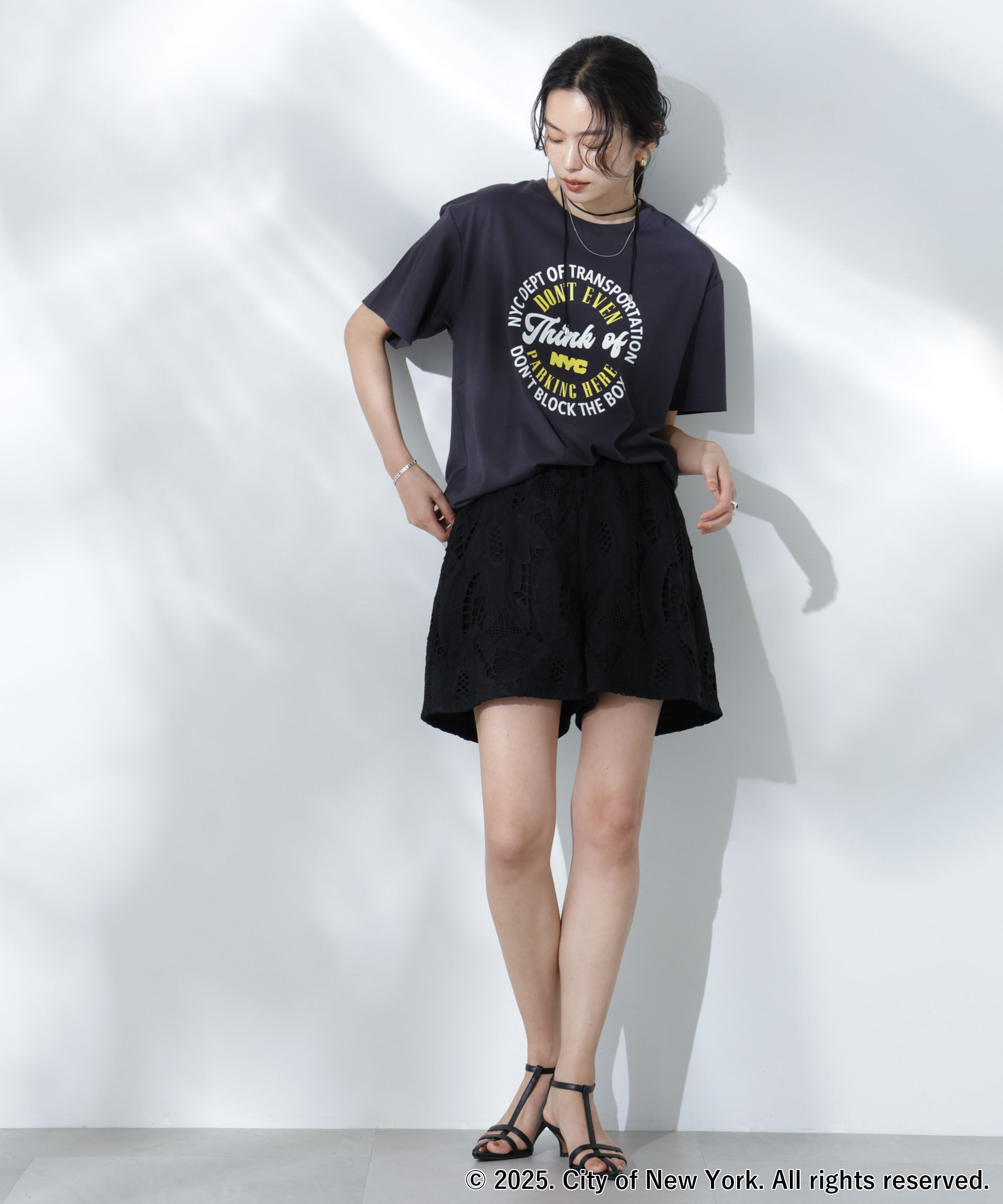 nano･universe「GOOD ROCK SPEED&times;Anti Soaked(R) 汗染み防止 NYC Tシャツ」|Tシャツ・カットソー|