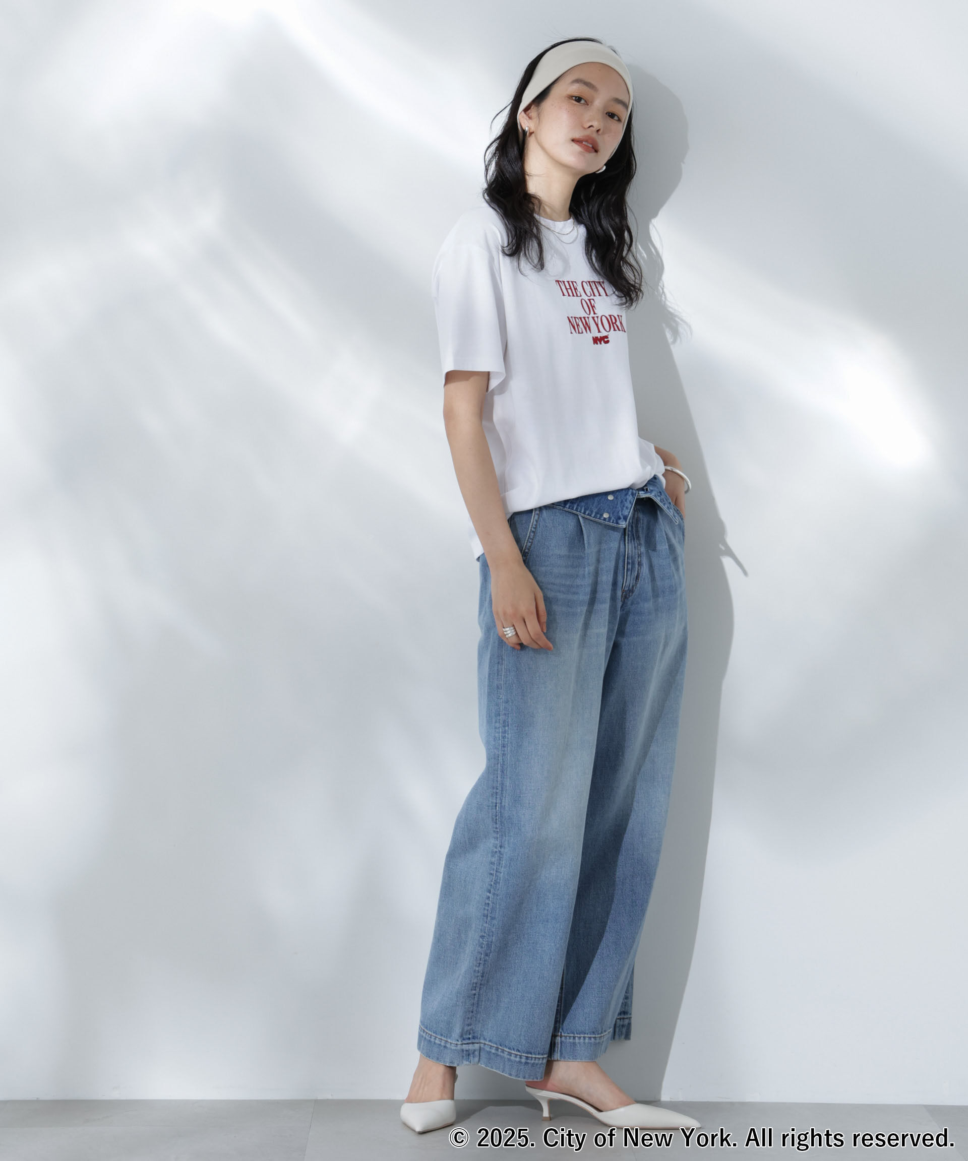 nano･universe「GOOD ROCK SPEED&times;Anti Soaked(R) 汗染み防止 NYC Tシャツ」|Tシャツ・カットソー|