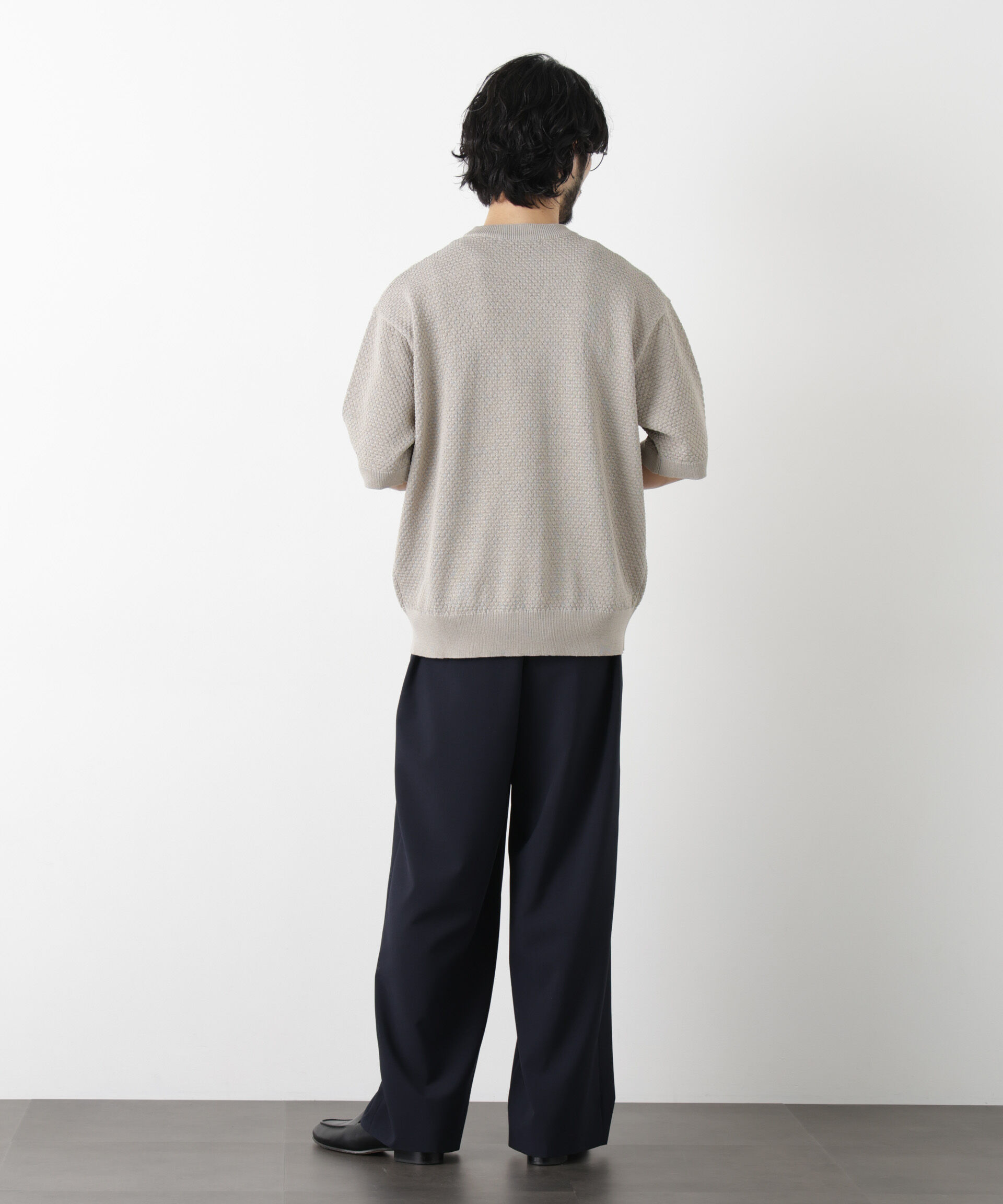 nano･universe「｢OtoNANO｣大人のワイドパンツ Reflax(R) ECOウエザークロスパンツ」|チノ|