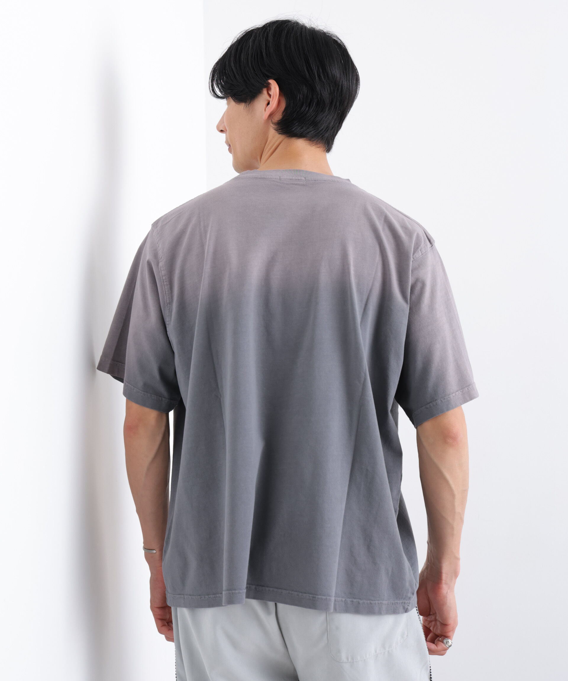 nano･universe「NORMANBROS別注 フェード加工Tシャツ 半袖」|Tシャツ・カットソー|