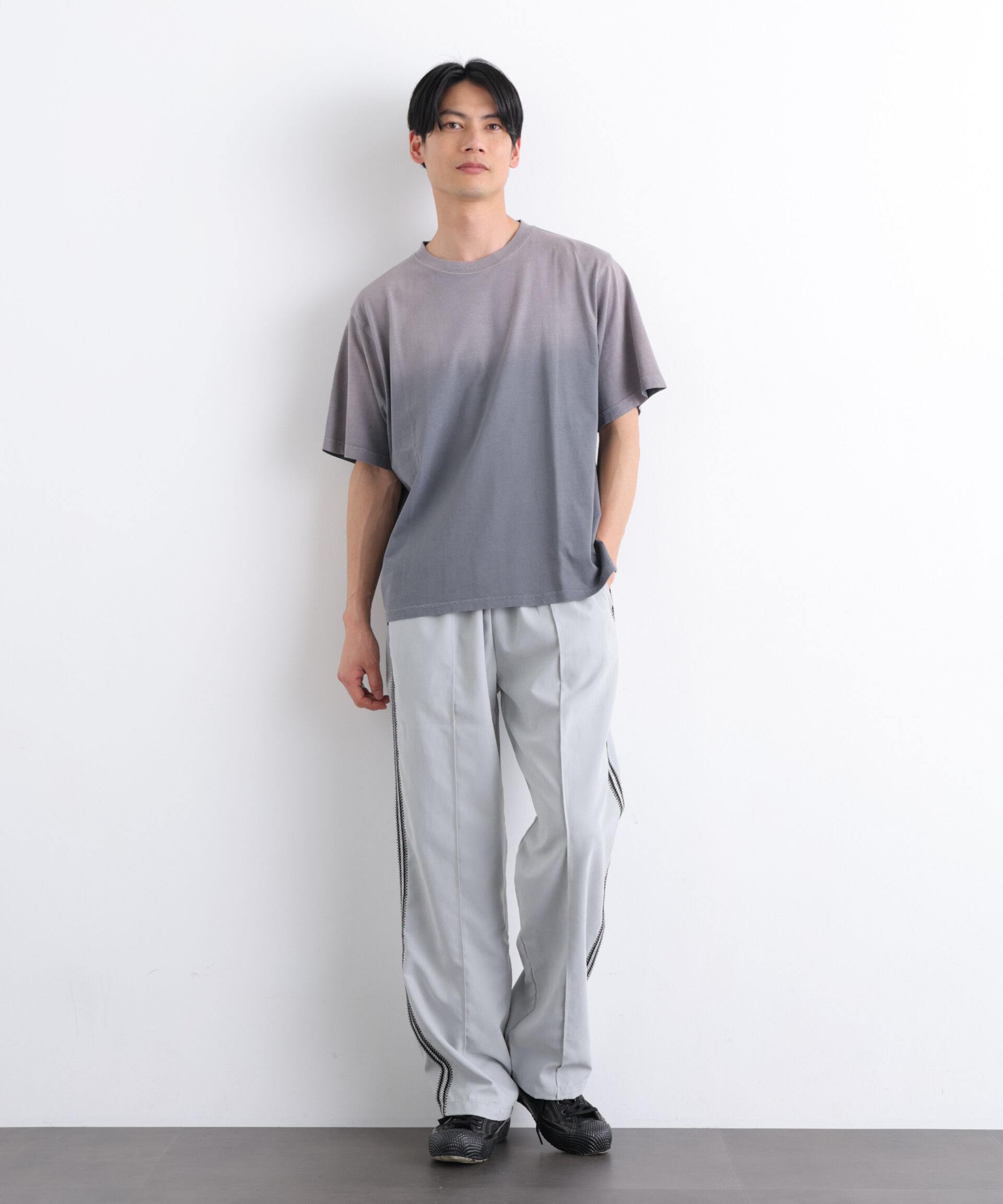 nano･universe「NORMANBROS別注 フェード加工Tシャツ 半袖」|Tシャツ・カットソー|
