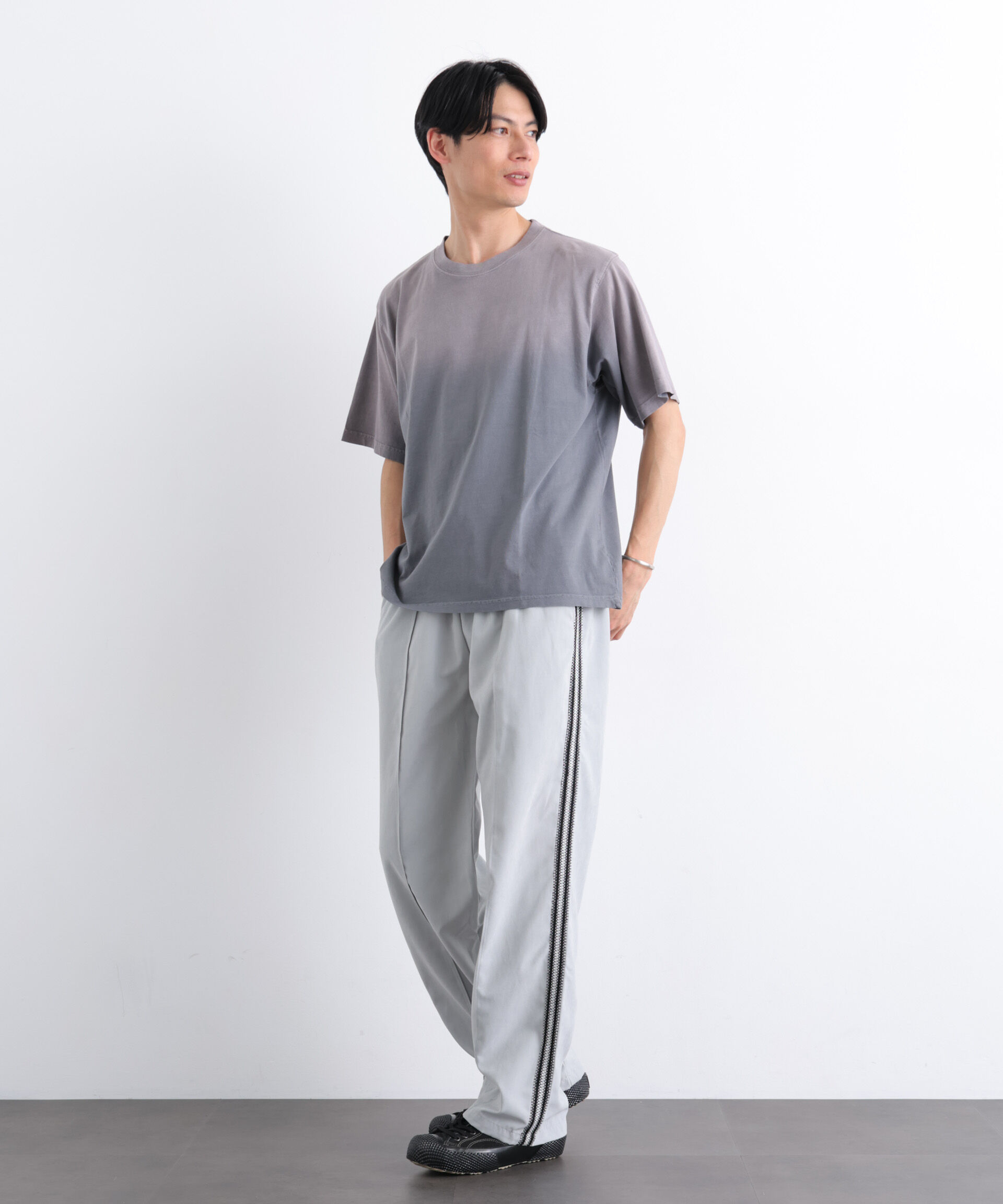 nano･universe「NORMANBROS別注 フェード加工Tシャツ 半袖」|Tシャツ・カットソー|
