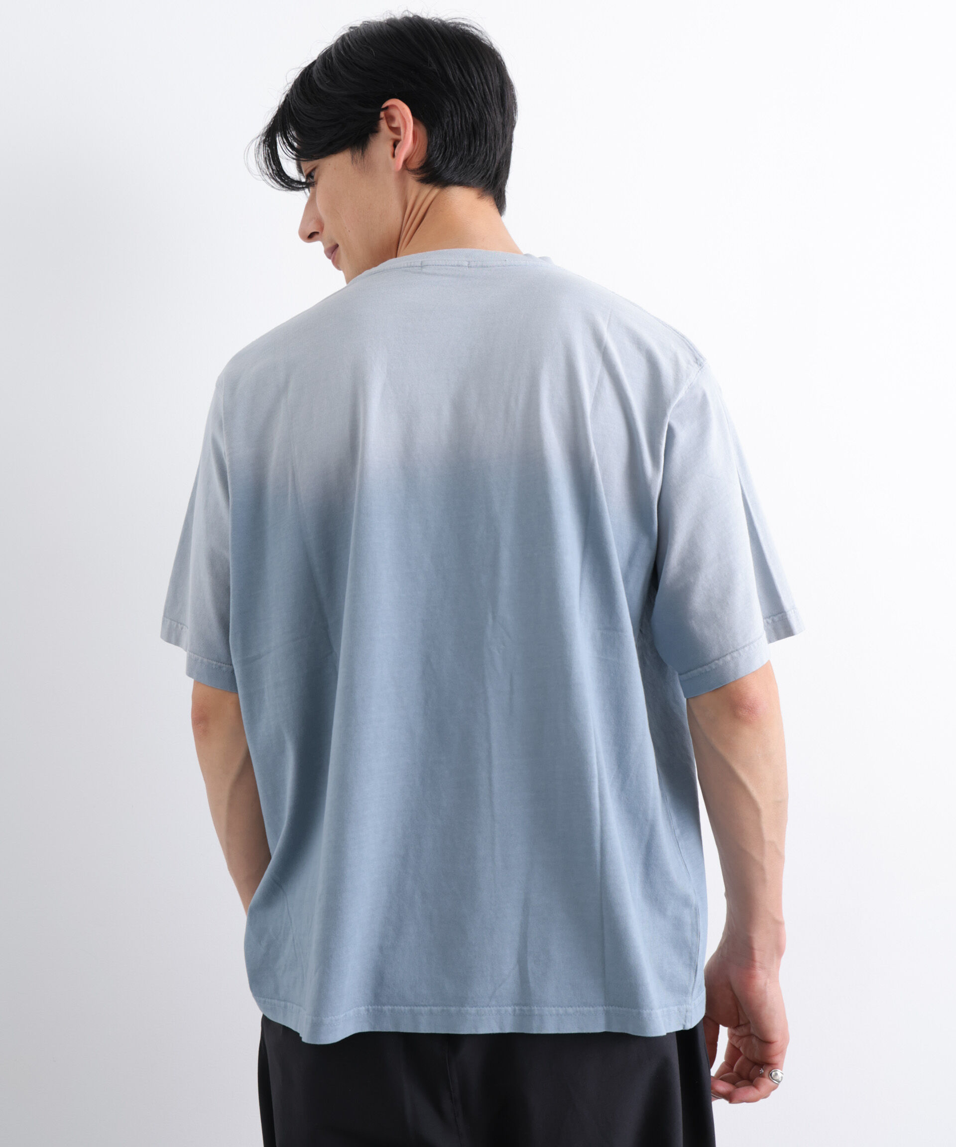 nano･universe「NORMANBROS別注 フェード加工Tシャツ 半袖」|Tシャツ・カットソー|