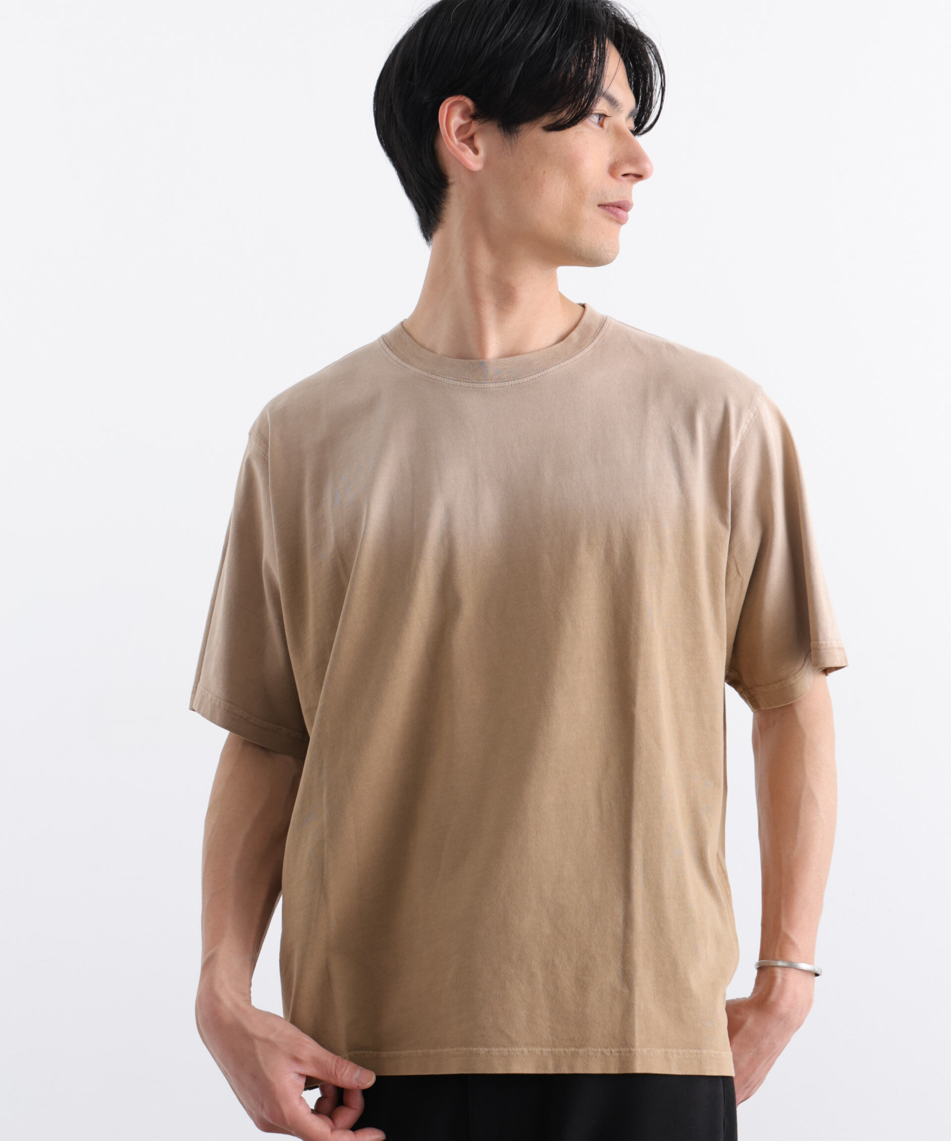 nano･universe「NORMANBROS別注 フェード加工Tシャツ 半袖」|Tシャツ・カットソー|