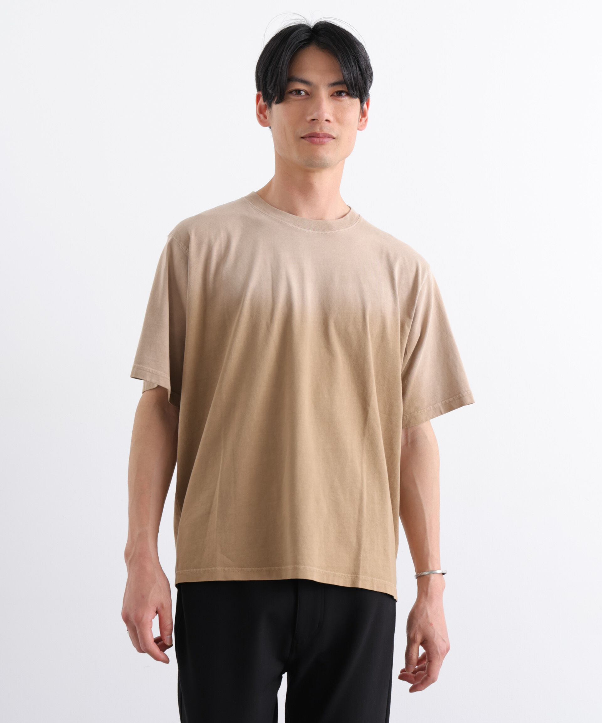 nano･universe「NORMANBROS別注 フェード加工Tシャツ 半袖」|Tシャツ・カットソー|