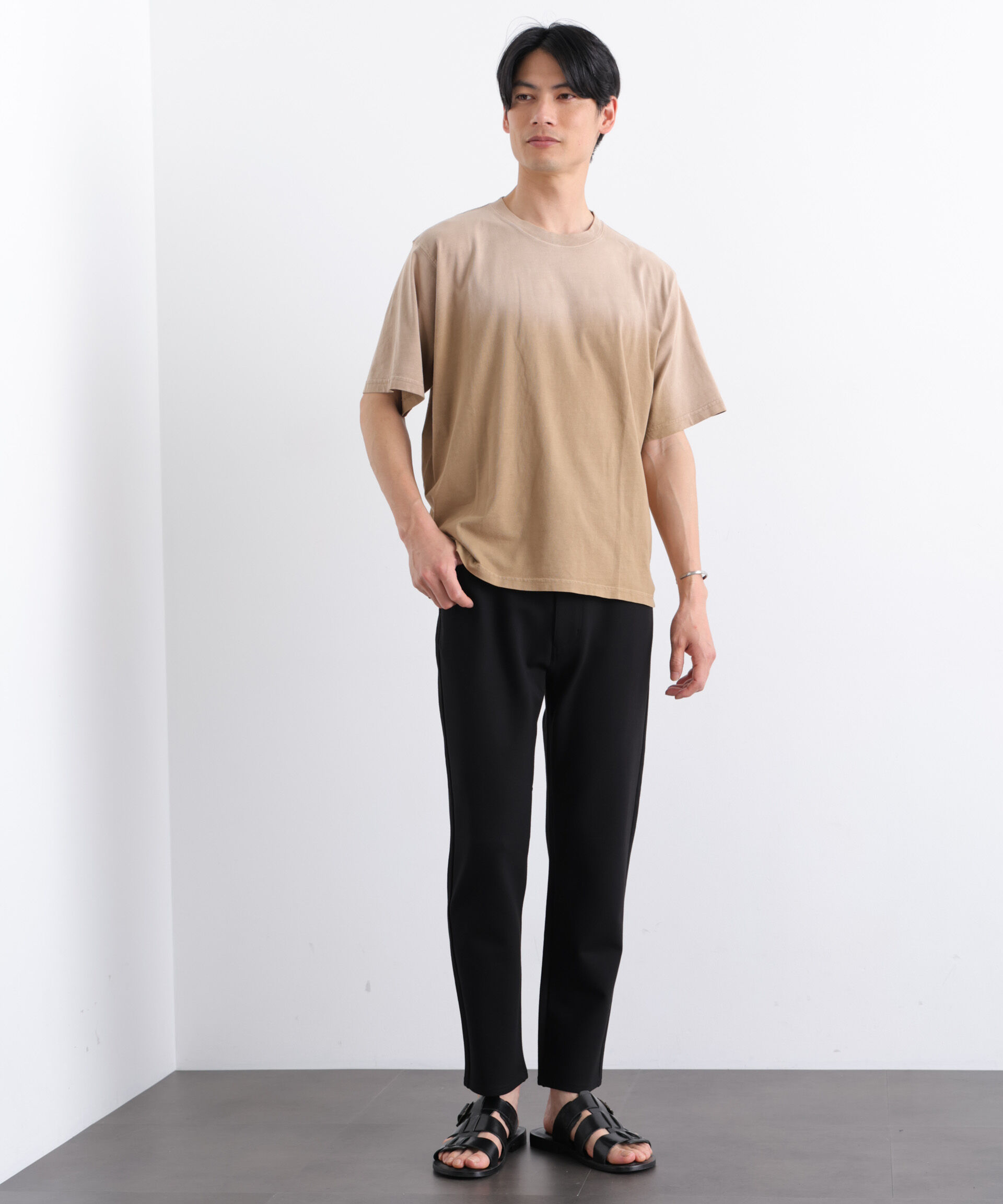 nano･universe「NORMANBROS別注 フェード加工Tシャツ 半袖」|Tシャツ・カットソー|
