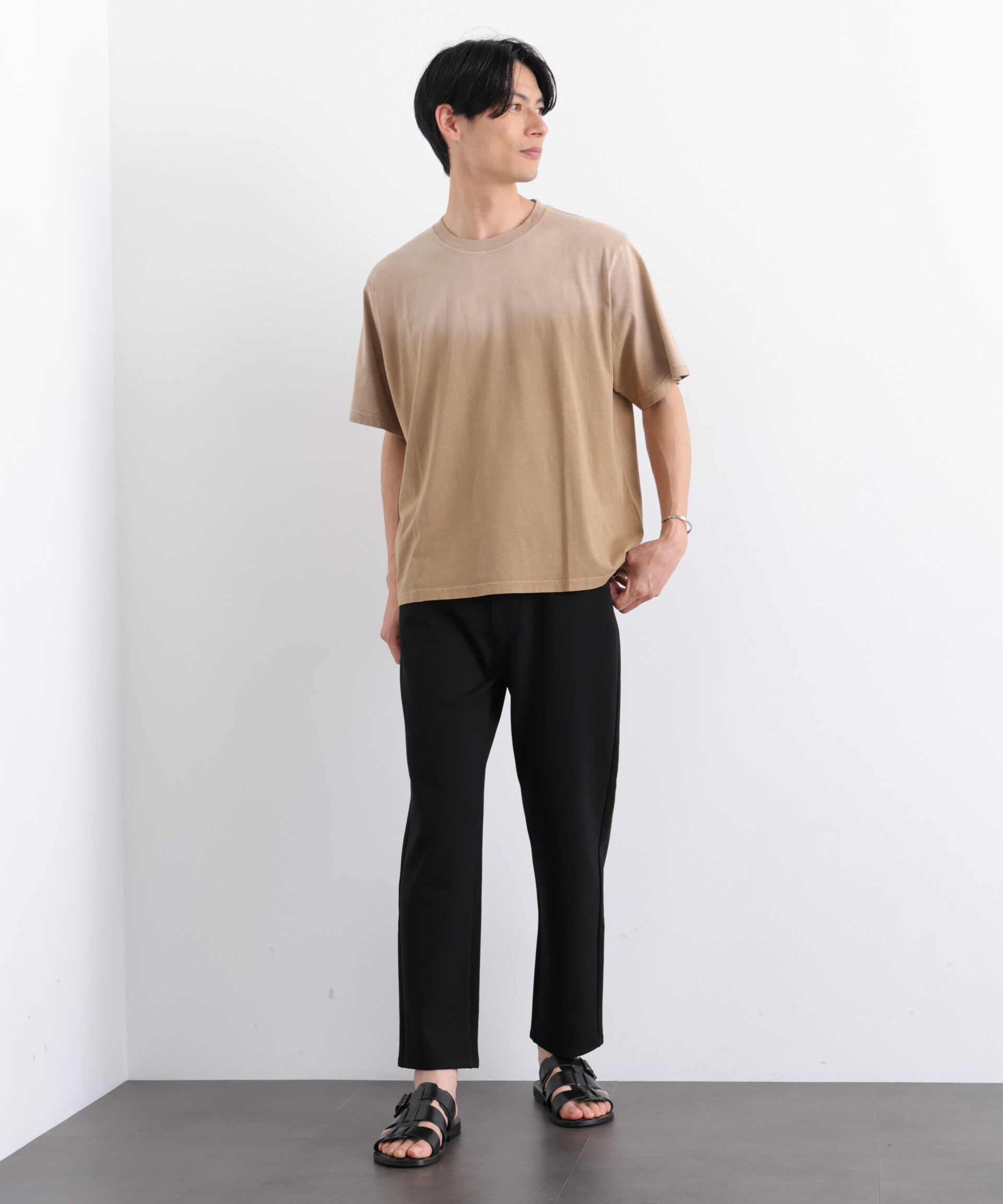 nano･universe「NORMANBROS別注 フェード加工Tシャツ 半袖」|Tシャツ・カットソー|