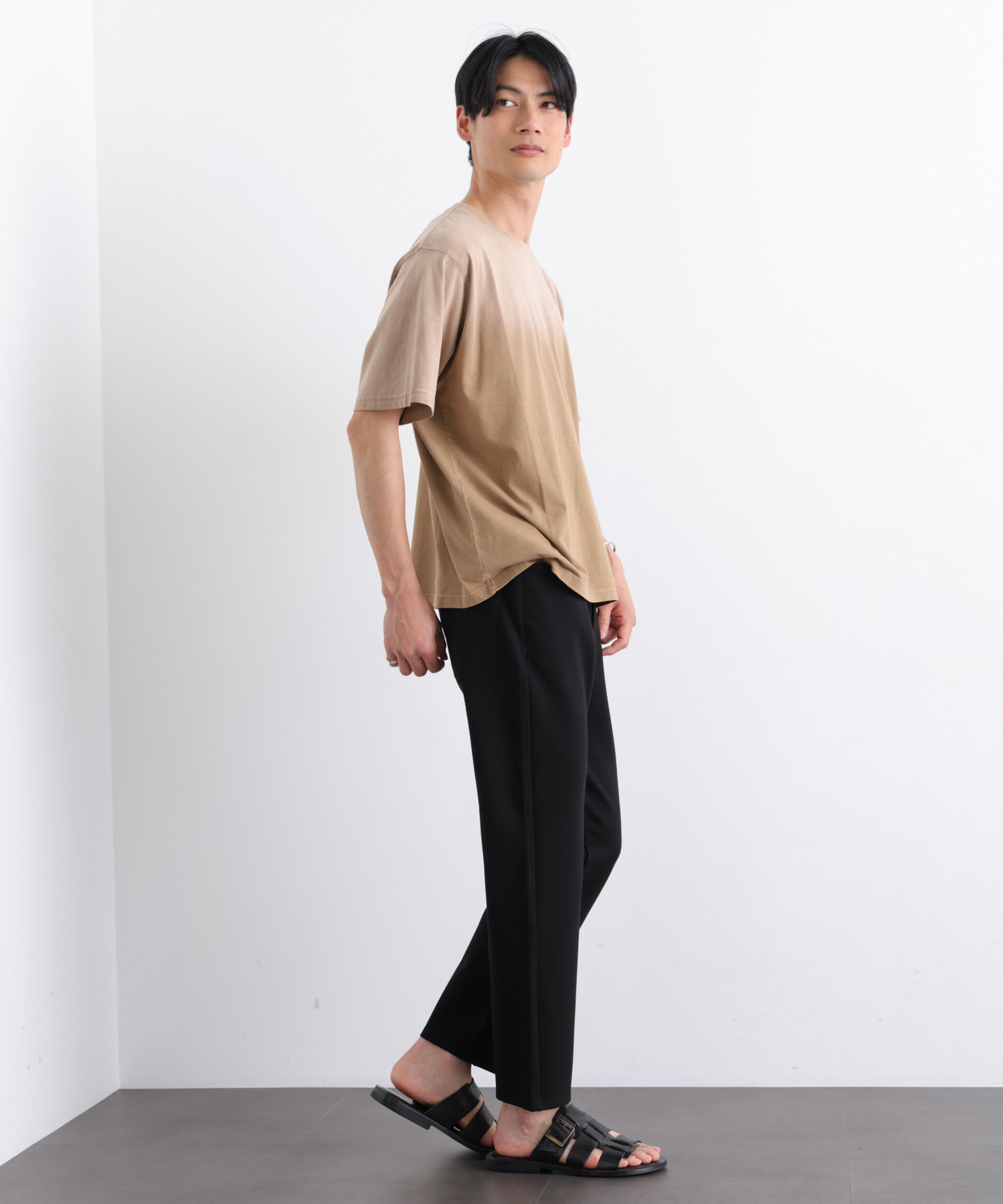 nano･universe「NORMANBROS別注 フェード加工Tシャツ 半袖」|Tシャツ・カットソー|