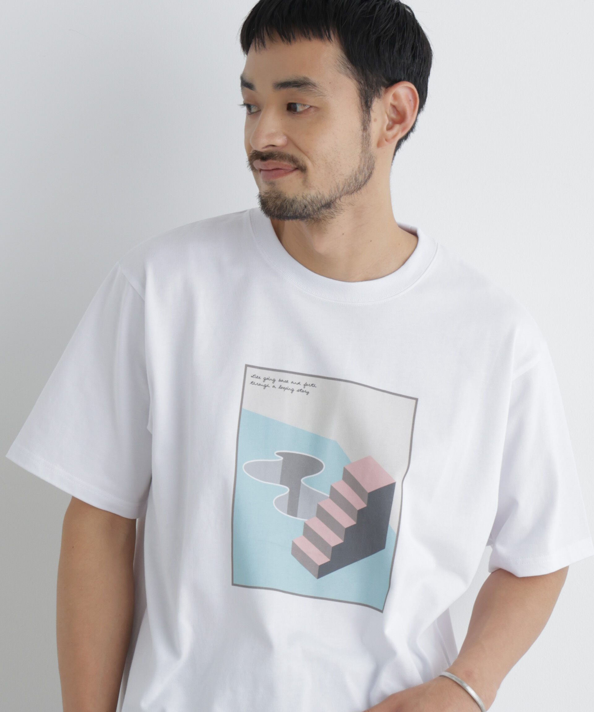 NANO universe「ORIGINAL GALLERY Tシャツ 半袖 4」|Tシャツ・カットソー|