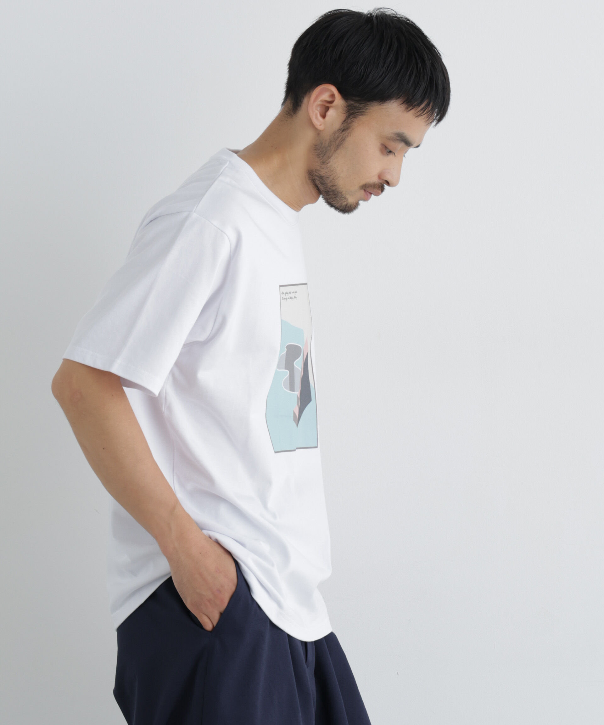 NANO universe「ORIGINAL GALLERY Tシャツ 半袖 4」|Tシャツ・カットソー|