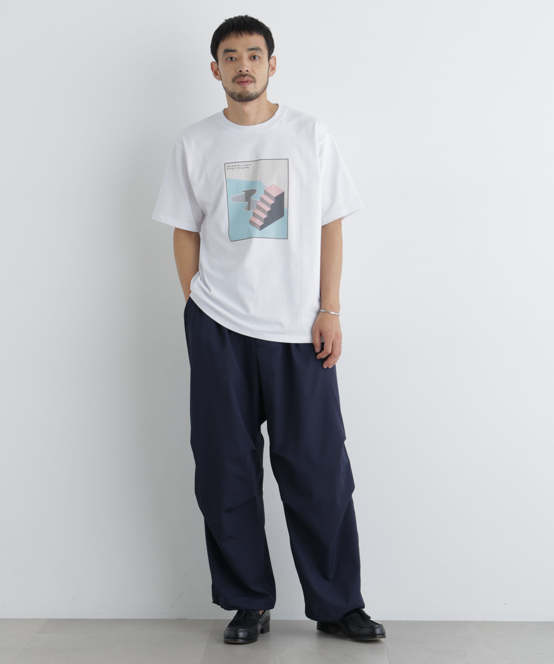 NANO universe「ORIGINAL GALLERY Tシャツ 半袖 4」|Tシャツ・カットソー|
